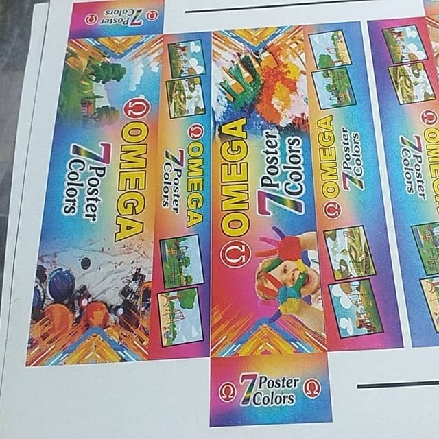 OMEGA 6+1 POSTER COLORS.