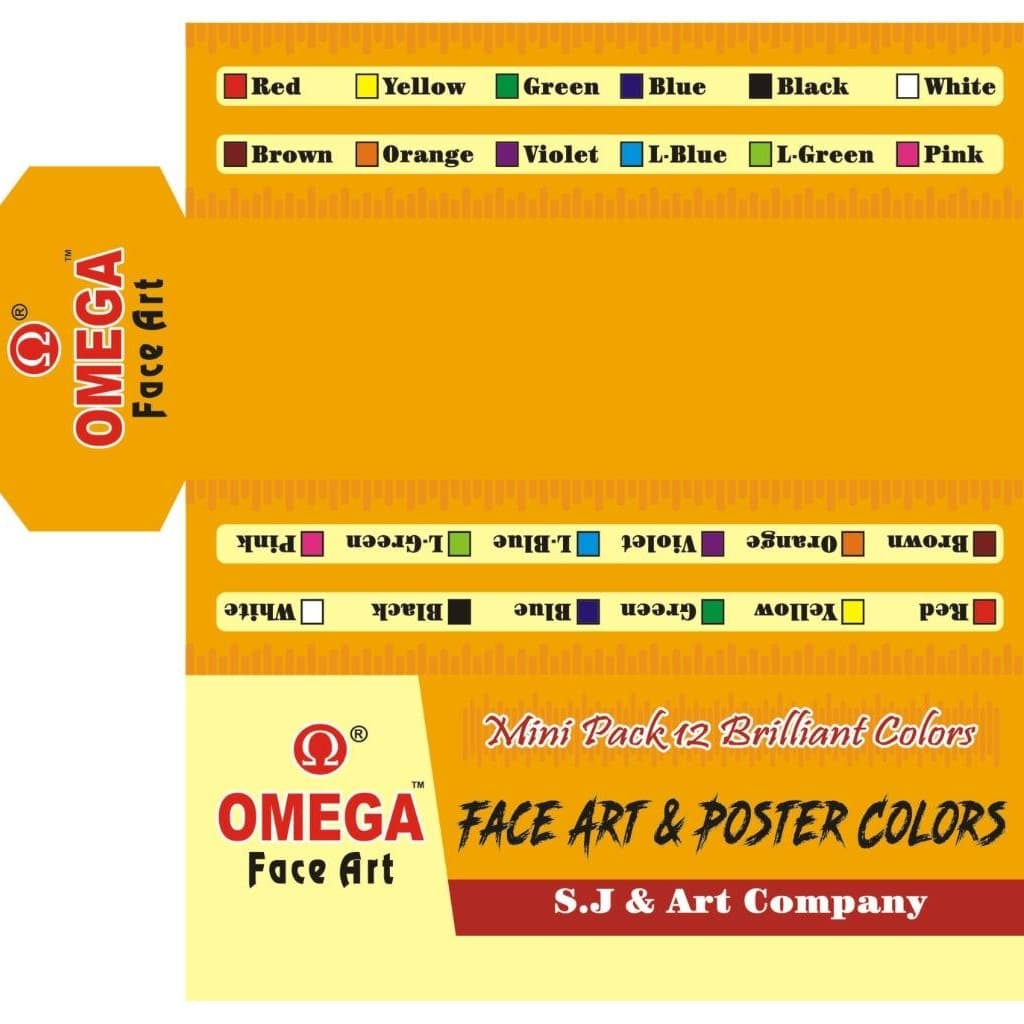 OMEGA MINI 12 BRILLIANT COLORS 20ML.