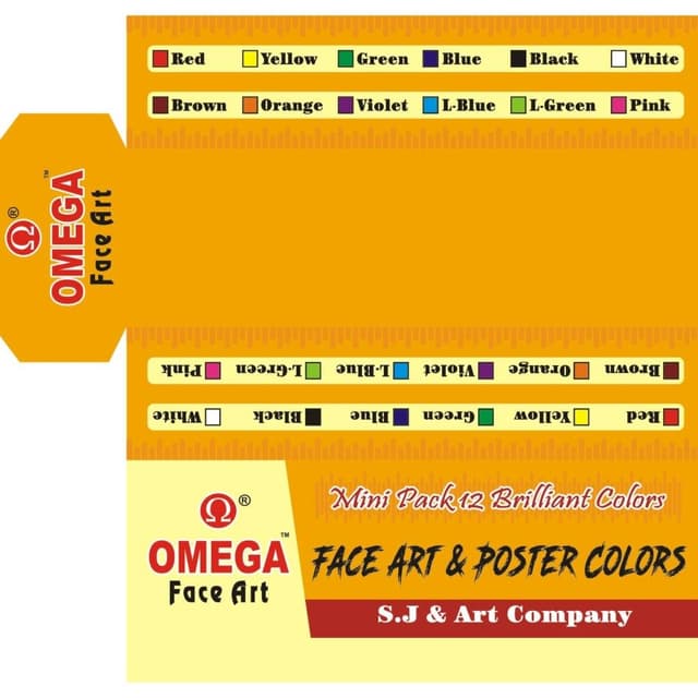 OMEGA MINI 12 BRILLIANT COLORS 20ML.